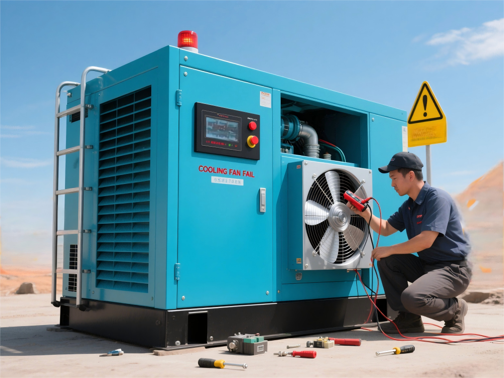 Why is the generator temperature high?